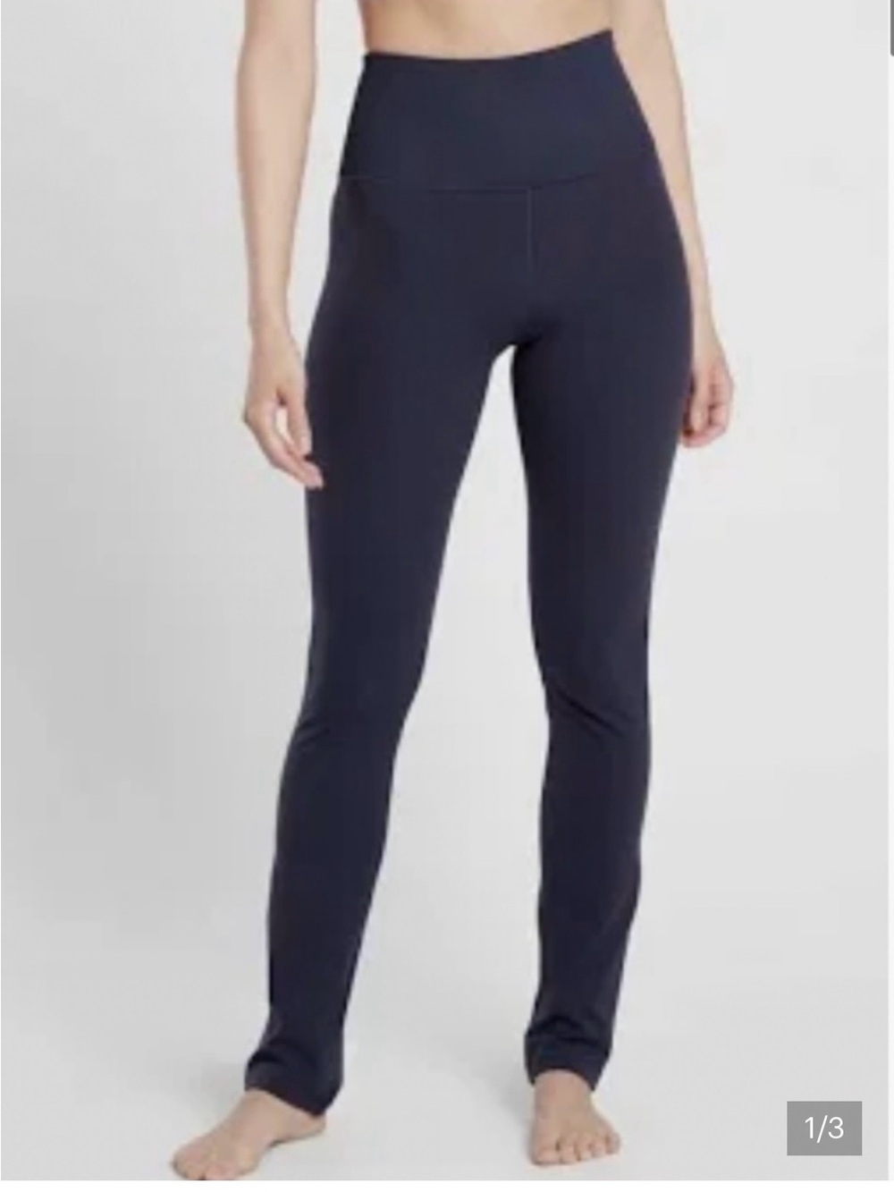Athleta Rib Skinny Leg Pant MP-Navy